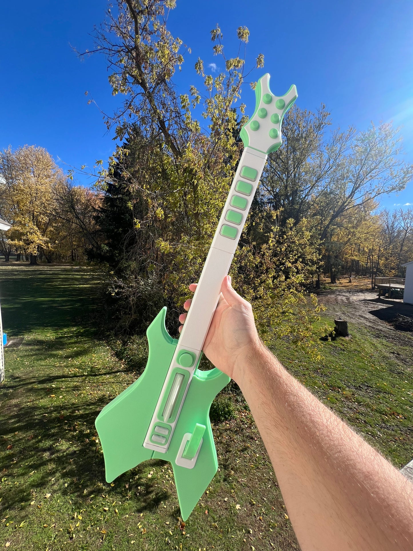 Polybar Max [GRN][WHT]