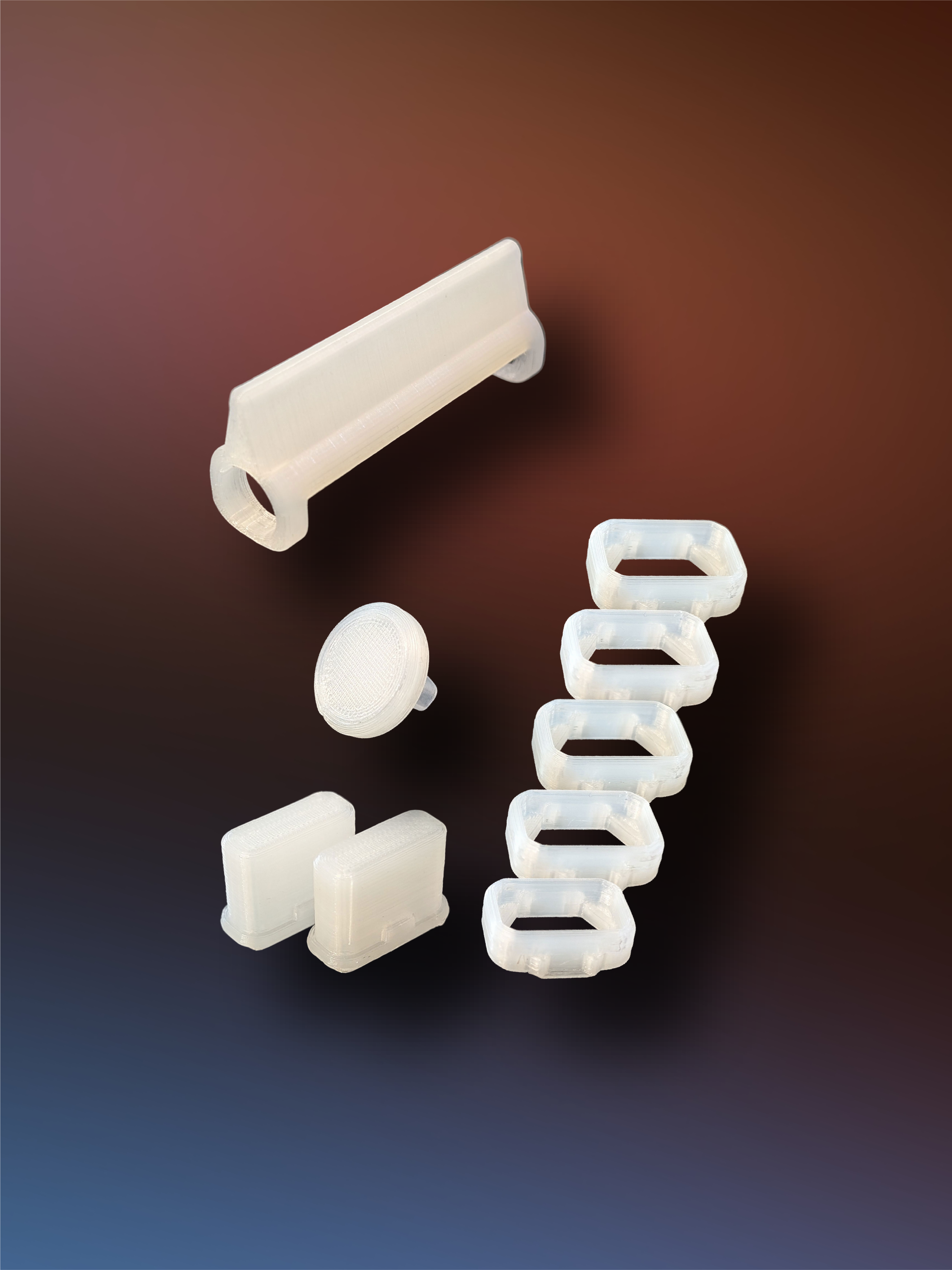 Polybar Mini/Max Printed Clear Components – Pier Printed Products